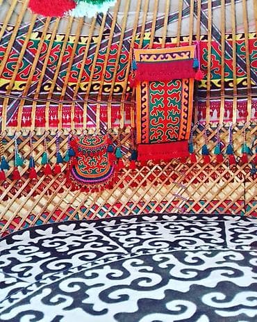 тамада хан: Аренда юрты, Каркас Деревянный, 65 баш, Казан, Посуда, С полом — 8