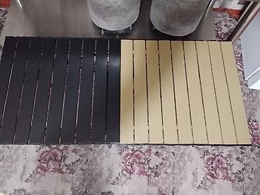 stol: Складной походный стол, Новый, Другой материал, цвет - Черный — 7