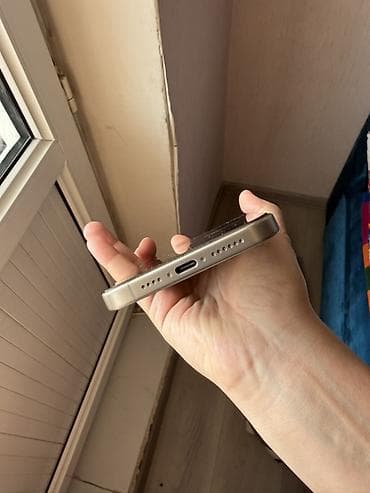 Apple iPhone: IPhone 15 Pro Max, Б/у, 256 ГБ, Natural Titanium, Защитное стекло, Чехол, Коробка, 84 % — 6