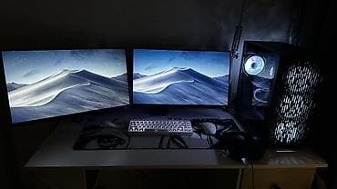 pc case: Компьютер, ОЗУ 16 ГБ, Для работы, учебы, Б/у, Intel Core i5, NVIDIA GeForce RTX 4060, NVMe — 1