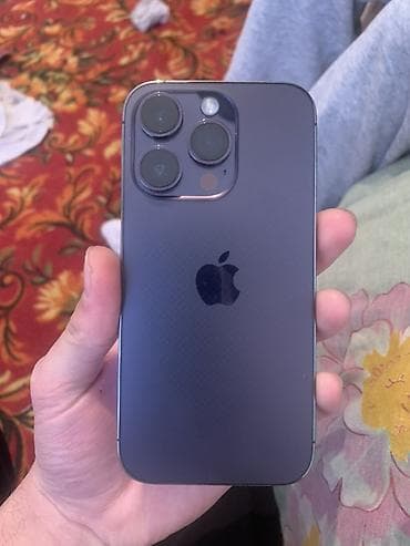 айрподс с экраном: IPhone 14 Pro, Б/у, 128 ГБ, Защитное стекло — 1