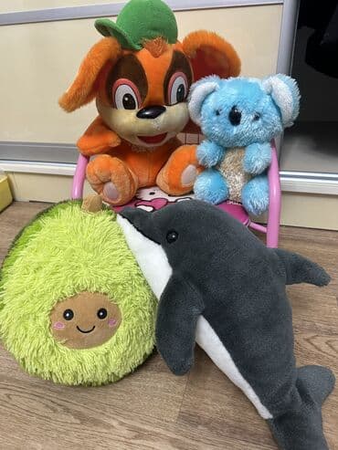 Игрушки плюшевые, цена у всех разная at lalafo.kg Игрушки плюшевые, цена у всех разная