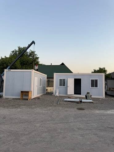 контейнер для дом: Модулдук үй 6×3м — офис, соода түйүнү же убактылуу жашоо үчүн эң сонун — 2