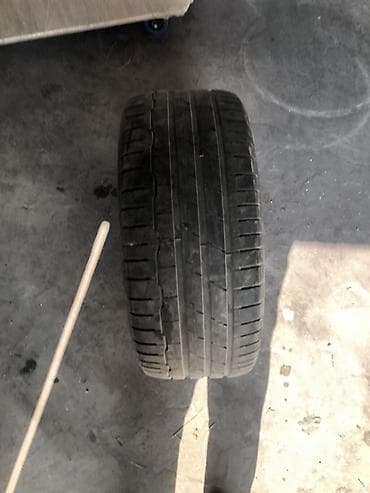 боковая: Шины 255 / 40 / R 19, Лето, Б/у, 1 шт, Легковые, Hankook — 1