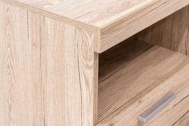 офисные мебели: Тумба прикроватная 1Я (Oskar 1S), коллекции Оскар, Дуб Санремо, Анрэкс — 3