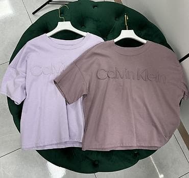 tech flis: Футболка, Оверсайз, США, Calvin Klein, Новый, L — 1