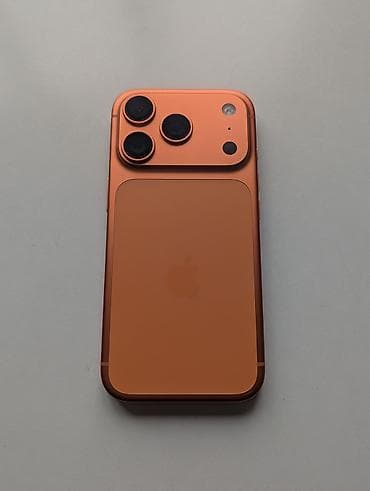 IPhone 17 Pro, Б/у, 256 ГБ, Оранжевый, Зарядное устройство, Защитное стекло, Чехол, 100 % at lalafo.kg IPhone 17 Pro, Б/у, 256 ГБ, Оранжевый, Зарядное устройство, Защитное стекло, Чехол, 100 %