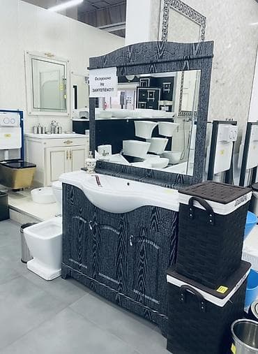 мебель для душа: Тумба для ванны, Новый, С раковиной, Другой материал, Бесплатная доставка — 1