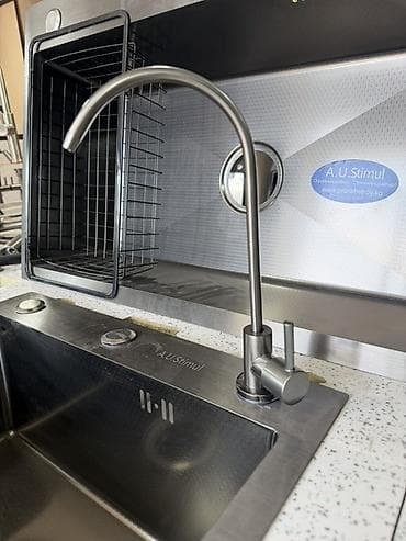 Смесители для фильтрованной воды: Кухонный смеситель/кран для питьевой воды (гусак) из нержавеющей стали — 2