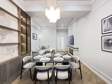 Недвижимость: 4 комнаты, 130 м², Элитка, Ала-Арча ТРЦ Элитка, 11 этаж, Дизайнерский ремонт — 4