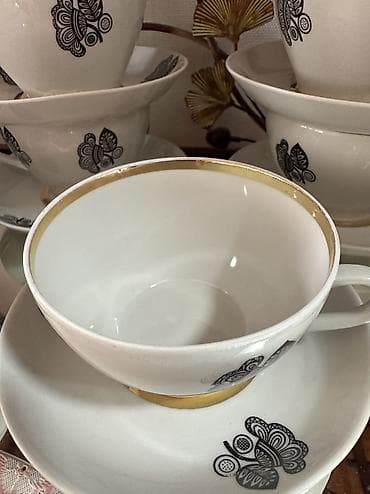 silver kitchen: Чайный сервиз на 6 персон. 
Новый! — 5