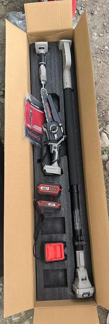 аккумуляторные пилы: Аккумуляторный садовый комплект Ураган 48V Описание: - — 2