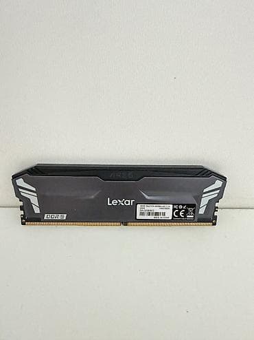 Стол компьютерлери жана комлектөөчүлөр: Оперативная память lexar DDR 5 16 GB DIMM 1 планкой Состояние — 3
