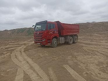 Строительное оборудование: Самосвал FAW (6x4), красный - Тип: тяжёлый самосвал — 3