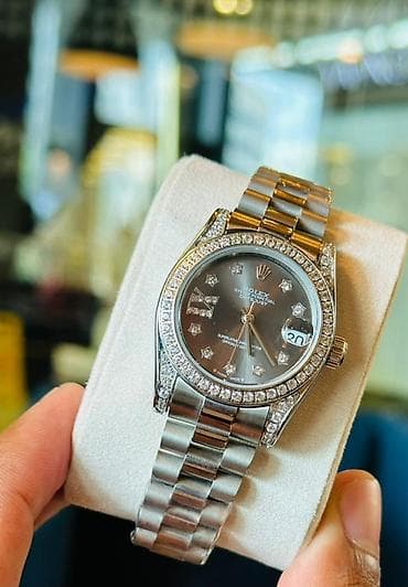 бриллиантовое: Rolex Oyster Perpetual Datejust, автоматические 💎 Roleх Lady Datejust — 1