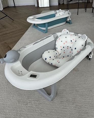 tehno: Ванночка для детей с матрасом по акции 🤩Детская складная ванночка – — 1