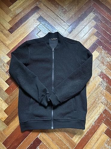soft shell: Бомбер, Осень-весна, Трикотаж, L — 1