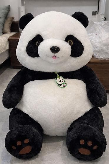 мобиль для кровати: Большая Плюшевая игрушка «Панда» большого размера 85см Оптом и В — 1