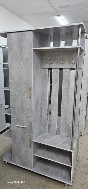 Шкаф-прихожая, Новый, С зеркалом, ЛДСП