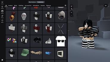 чешки белые: Комплект для Roblox: набор косметики и одежды для аватара - Тематика — 2