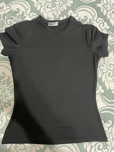 Футболка, Классическая модель, Трикотаж, Новый, XS, S, M — 1