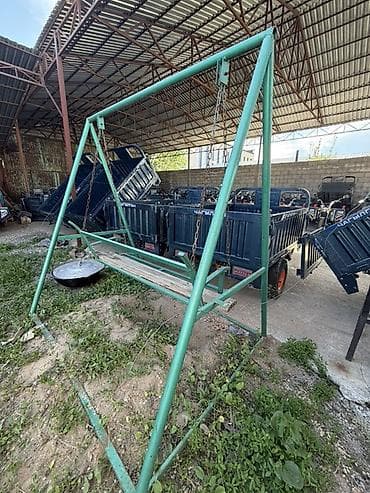 район юг 2: Садовые качели Металл, Со спинкой, Без крыши — 2