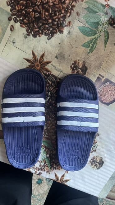 ролик обувь: Босоножки, 32, Adidas, Новый, цвет - Синий — 1