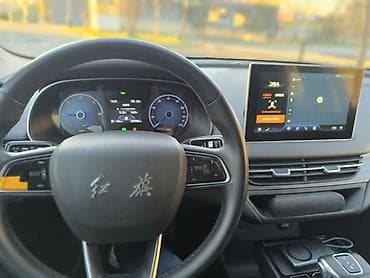 HONGQI — интерьер автомобиля, современный и технологичный -