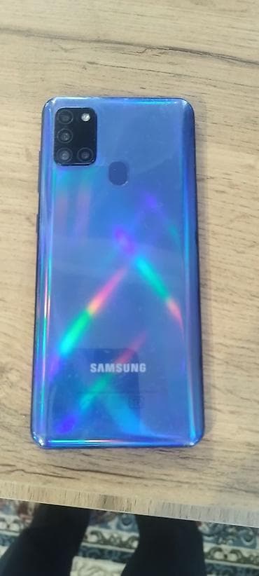 redmi 6x: Samsung Galaxy A21S, Б/у, 64 ГБ, цвет - Синий, 2 SIM — 4
