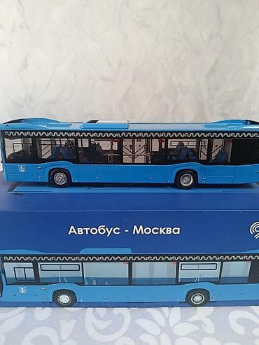 1000 к: Масштабная модель городского автобуса «Мосгортранс» KAMAZ, масштаб — 5