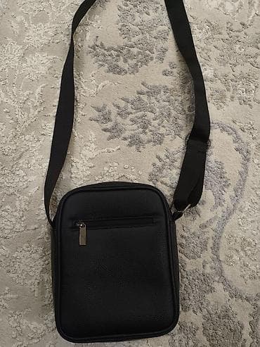 кошельки мужские: Барсетка, Armani, Материал: Экокожа, Застежка на молнии, Б/у — 2