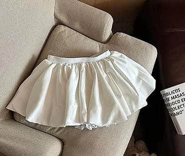 Юбка, Модель юбки: Пышная, Мини, По талии — 1