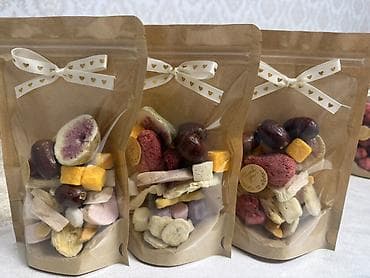 балык кумара: Фриз‑сушёные фрукты и ягоды в крафтовых стоячих пакетах с замком — 3
