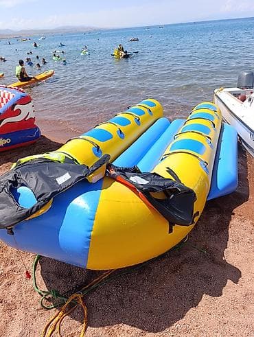 Спорт жана хобби: Надувной водный аттракцион «Банан» для катания за катером/гидроциклом — 1
