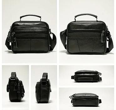 классический барсетка: Барсетка, Материал: Натуральная кожа, Застежка на молнии, Новый — 6