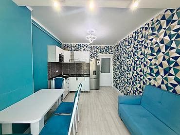 2 комнаты, 39 м², Кок-Жар мкр Элитка, 9 этаж, Евроремонт