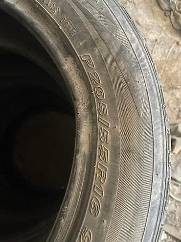 mazda 929: Шины 205 / 55 / R 16, Лето, Б/у, Комплект, Легковые, Michelin — 1