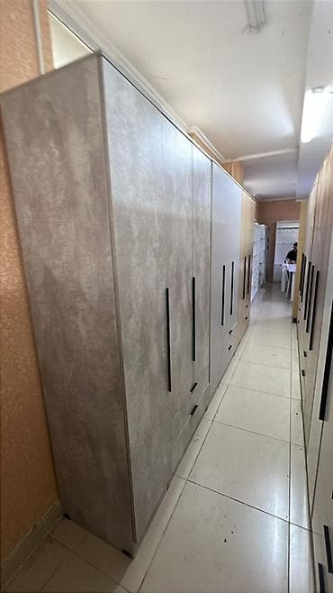 гардироп: Трёхдверный шкаф-купе распашного типа для спальни/прихожей. Основные — 8