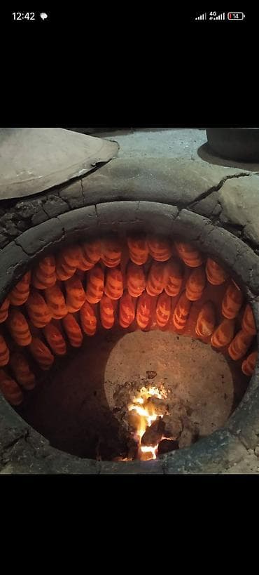 Продукты питания: Самаркандские лепёшки (нон) из тандыра. - Ремесленная выпечка — 9