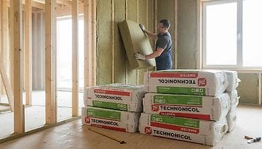 Базальтовый утеплитель, Технониколь, Для стены, Толщина: 5 см, Плотность: 50 кг/м³ кг/м³, Маты, Оптом, Новый, Платная доставка