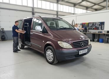 обмен дисков на авто: Mercedes-Benz Vito: 2009 г., 2.2 л, Механика, Дизель, Минивэн — 1
