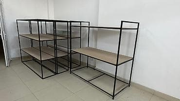 ящик пласмасовый: Стеллаж Для одежды, Лофт, 150 см * 40 см * 50 см, 
Б/у — 6