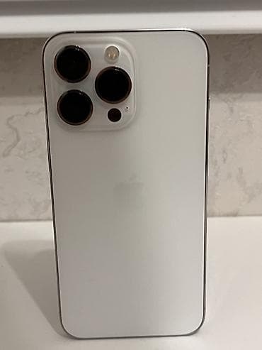 iphone sr: IPhone 13 Pro, Б/у, 128 ГБ, Серебристый, Кабель, 80 % — 2