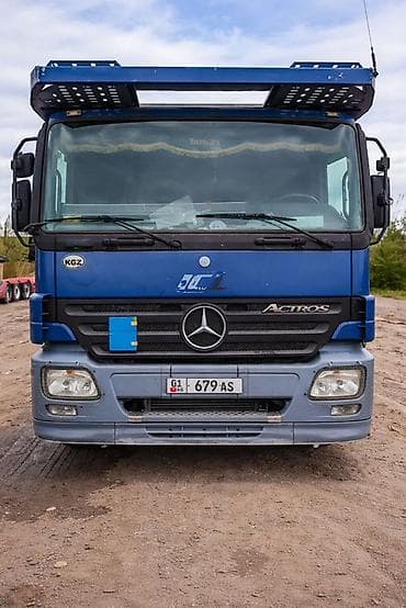 Тягач, Mercedes-Benz, 2004 г., Сar carrier trailer — 1