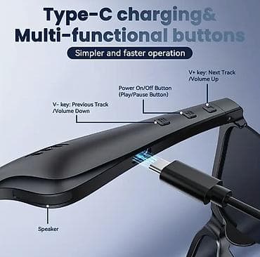 Чачка арналган аксессуарлар: Күндөн коргоочу көз айнектер көз айнек, Унисекс, Полярдык линзалар, Жаңы — 4