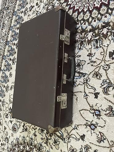 барсетка сумка: Жесткий чемодан-кофр ретро - Материал: жесткий каркас с внешней — 3