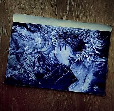 Декор жана интерьер: Рисую портреты,любые рисунки на заказ. Синей ручкой,карандашом — 1