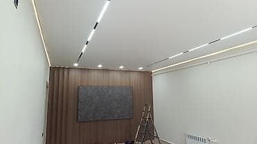 Натяжной потолок: Натяжной потолок Матовое Монтаж — 3