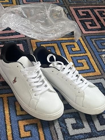 белые форсы: Мужские кроссовки, 42.5, Polo Ralph Lauren, Б/у, цвет - Белый — 1