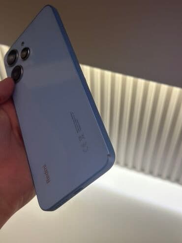 магнит на телефон: Redmi, Redmi 12, Колдонулган, 128 ГБ, түсү - Көгүлтүр — 4
